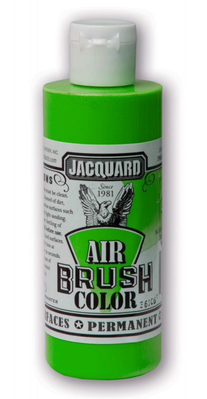 Jacquard Products Airbrush Color Flüssigfarbe Neon Green 118 ml - Fluoreszierend Grün