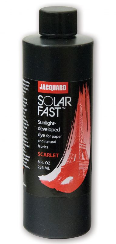 SolarFast Scarlet 236 ml - große Flasche - fotografische Emulsion für Stoffdruck mit UV-Licht - Rot