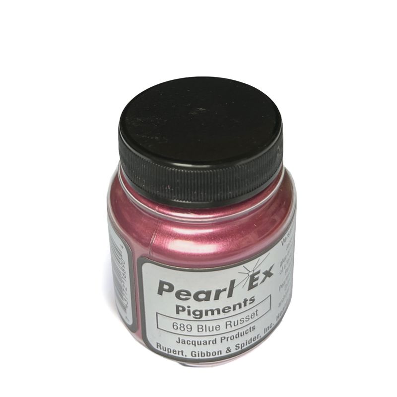 Jacquard Products - Pearl Ex Powdered Pigments, 21 g Farbstoff Pulver für Perlmutt- und Metalliceffekte - Farbe Blue Russet